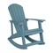 Flash Furniture Sea Foam Poly Resin Adirondack Style Rocking Chair JJ-C14705-SFM-GG - alternate 9